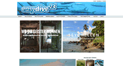 Desktop Screenshot of easydive24.com